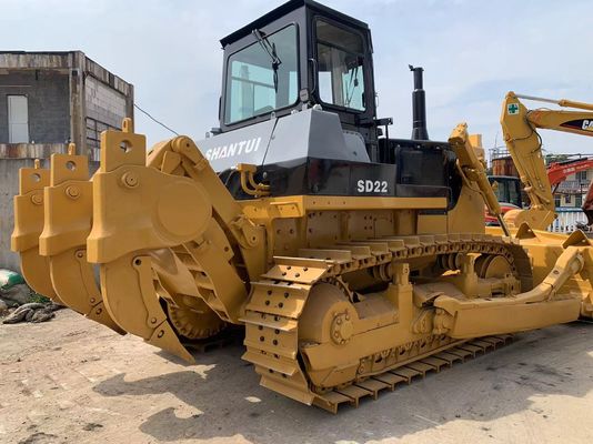 6 Way Blade SHANTUI SD22 Bulldozer z drugiej ręki z hydraulicznym rozdzieraczem