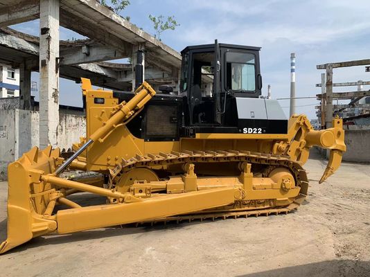 6 Way Blade SHANTUI SD22 Bulldozer z drugiej ręki z hydraulicznym rozdzieraczem