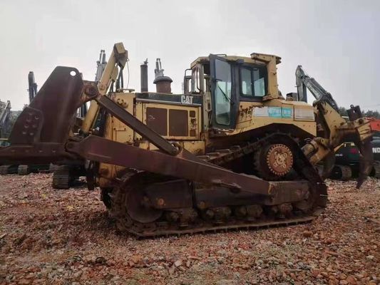 Oryginalny kolor D8R LGP używany buldozer Caterpillar z hydraulicznym rozdzieraczem