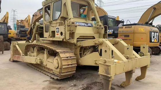 Mocny używany Caterpillar D7G Dozer Energooszczędność 6 Way Blade