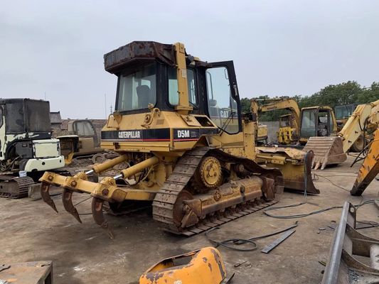 Wysoki napęd D5M XL używany Caterpillar Bulldozer Crawler z systemem hydraulicznym