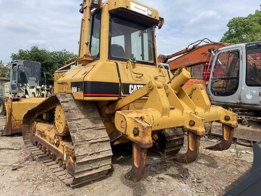 Oryginalny kolor Caterpillar D6N XL Używany mały buldozer z hydraulicznym rozdzieraczem