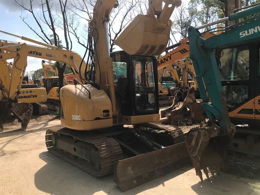 Wykorzystany hydrauliczny grabarz CAT 308C Ekskawator oryginalny Japonia łatwa konserwacja