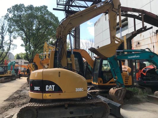 Wykorzystany hydrauliczny grabarz CAT 308C Ekskawator oryginalny Japonia łatwa konserwacja
