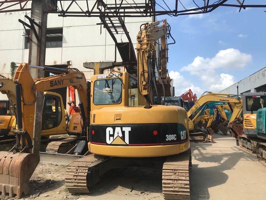 Wykorzystany hydrauliczny grabarz CAT 308C Ekskawator oryginalny Japonia łatwa konserwacja