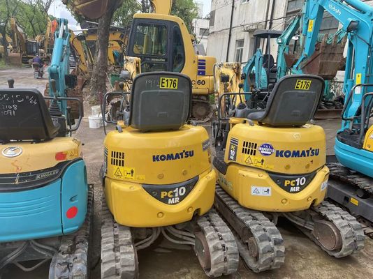 Japonia Komatsu PC10MR-2 Druga ręczna grabiarka do pracy w pomieszczeniach