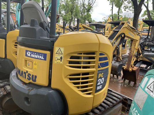 Używany Komatsu PC20MR-2 Crawler Mounted Excavator Original Japan Praca w ogrodzie