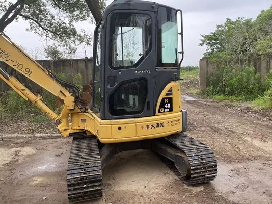 Załączona kabina używany Komatsu Mini Excavator PC40MR-2 PC35MR-2 PC40MR-2