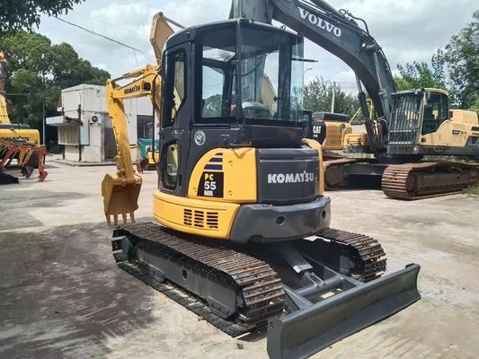 Używany Komatsu PC55MR 2 Mini Oryginalny Japonia Energooszczędny Wysoka wydajność