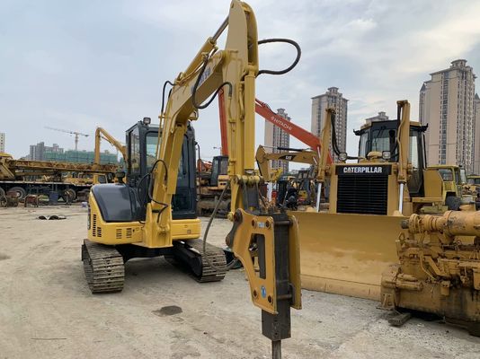 Komatsu PC55MR-2 używany grabarz Japonia Mini Size z młotkiem hydraulicznym