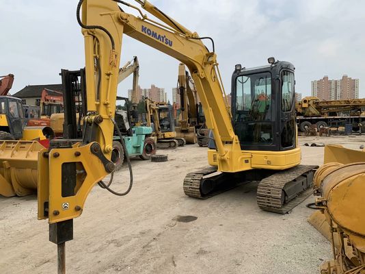 Komatsu PC55MR-2 używany grabarz Japonia Mini Size z młotkiem hydraulicznym