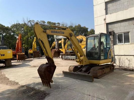 Oryginalny kolor używany Komatsu PC56MR-2 Mini Ekskawator w doskonałym stanie