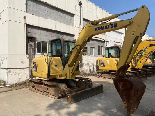 Oryginalny kolor używany Komatsu PC56MR-2 Mini Ekskawator w doskonałym stanie