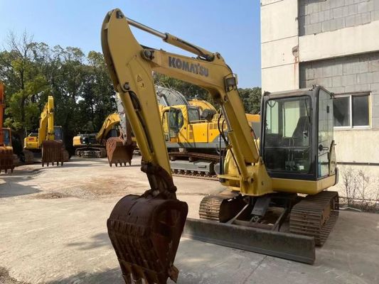 Oryginalny kolor używany Komatsu PC56MR-2 Mini Ekskawator w doskonałym stanie