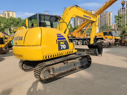 Oryginalny Japoński Ekskawator używany Komatsu PC70-8 Ekskawator typu Crawler