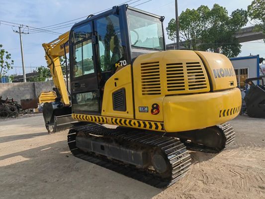 Oryginalny Japoński Ekskawator używany Komatsu PC70-8 Ekskawator typu Crawler