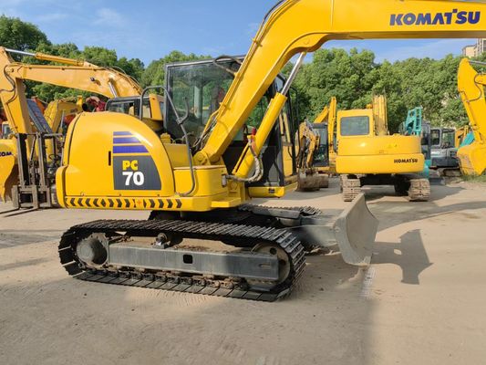 Oryginalny Japoński Ekskawator używany Komatsu PC70-8 Ekskawator typu Crawler