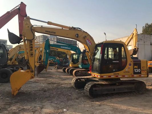 Oszczędność energii Korzystanie z Komatsu PC130 6 Crawler Wysoka stabilność Oryginalny kolor