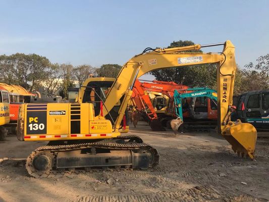 Oszczędność energii Korzystanie z Komatsu PC130 6 Crawler Wysoka stabilność Oryginalny kolor
