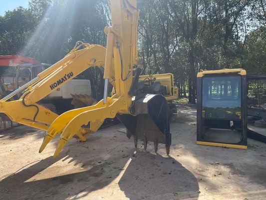 Oryginalny japoński PC130-7 używany grabarz komatsu z hydraulicznym kciukiem