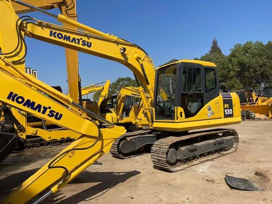 Oryginalny japoński PC130-7 używany grabarz komatsu z hydraulicznym kciukiem