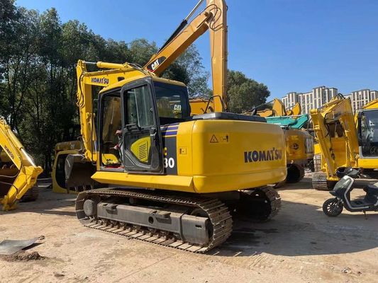Oryginalny japoński PC130-7 używany grabarz komatsu z hydraulicznym kciukiem