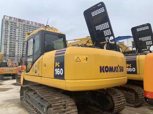 Japonia Komatsu PC160LC-7 Mini Excavator Crawler Second Hand z silnym silnikiem
