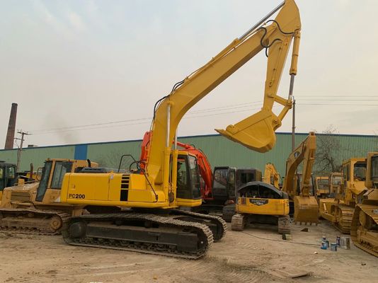 Wysokiej wydajności użyty grabarz Komatsu PC200 6 oryginalny z Japonii