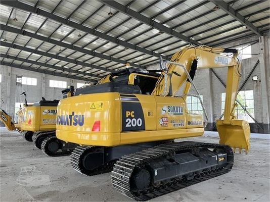 PC200-8 Wykorzystane koparki Komatsu oryginalne Japonia utrzymalne koparki z drugiej ręki