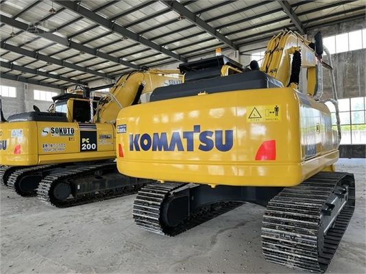 PC200-8 Wykorzystane koparki Komatsu oryginalne Japonia utrzymalne koparki z drugiej ręki