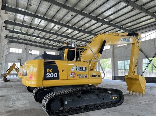 PC200-8 Wykorzystane koparki Komatsu oryginalne Japonia utrzymalne koparki z drugiej ręki