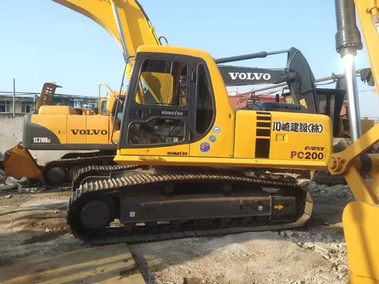 Japonia Używana Komatsu PC220 6 Koparka Łatwa obsługa z młotkiem hydraulicznym