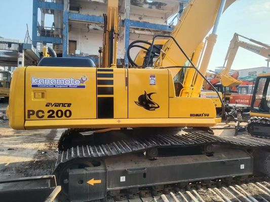 Japonia Używana Komatsu PC220 6 Koparka Łatwa obsługa z młotkiem hydraulicznym