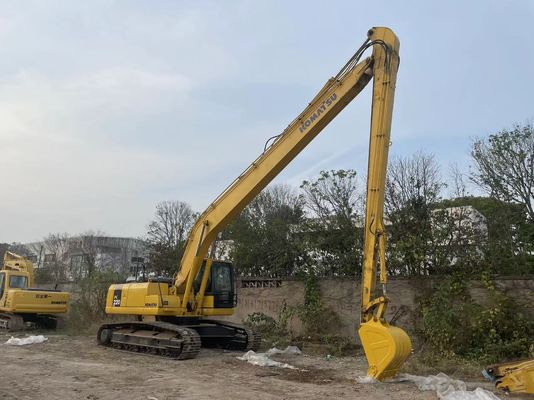 /Japonia /Używany koparz Komatsu PC220-7 /Wędrowca z 18 metrów długim ramieniem