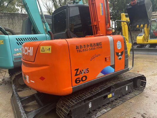 Oryginalny Japonia używany Hitachi ZX60 Mini Excavator z hydraulicznym kciukiem