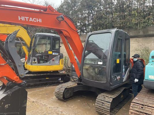 Oryginalny Japonia używany Hitachi ZX60 Mini Excavator z hydraulicznym kciukiem
