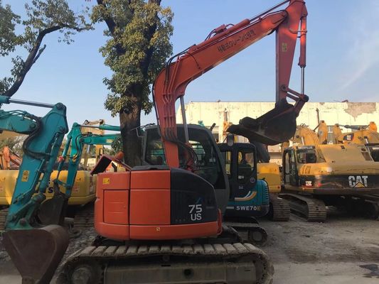 Japoński użyty koparz ZX75US-3 Energooszczędny koparz Hitachi Crawler