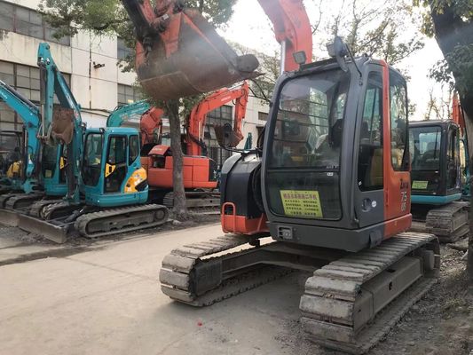 Japoński użyty koparz ZX75US-3 Energooszczędny koparz Hitachi Crawler
