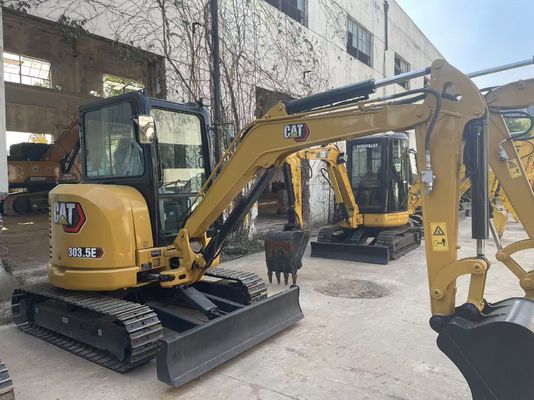 Wydajność energetyczna Wykorzystany kataklizator CAT Crawler Caterpillar 303.5 E CR Nieruszczący