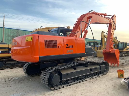 Używane Hitachi ZX240HG Crawler Mounted Hydraulic Excavator Farba ponowna