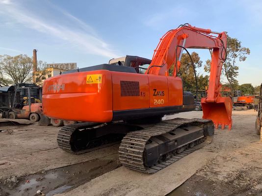 Używane Hitachi ZX240HG Crawler Mounted Hydraulic Excavator Farba ponowna