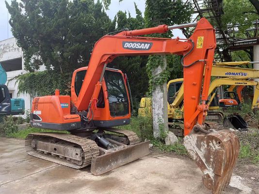 Doosan DX75-9C Mini Excavator 2017 Rok Widoczność I Bezpieczeństwo