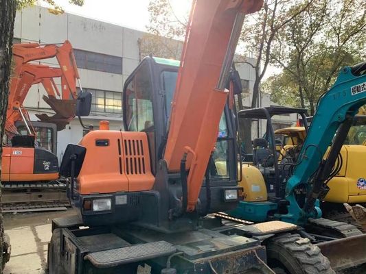 Wyposażone koparki na kółkach Doosan DX60W W doskonałym stanie/Wyposażone mini koparki na kółkach Doosan Na sprzedaż