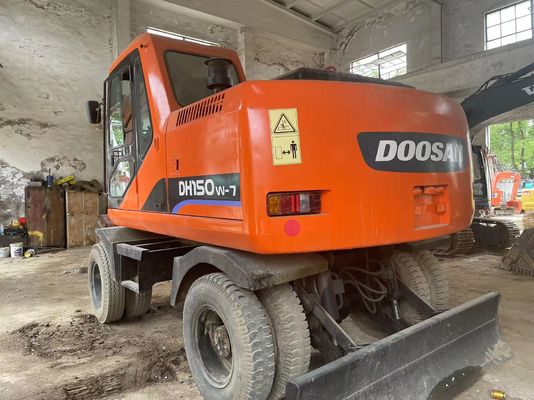 Smart Control używany grabarz DH150W-7 grabarz kołowy Doosan 2012 rok