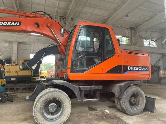 Smart Control używany grabarz DH150W-7 grabarz kołowy Doosan 2012 rok