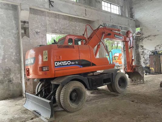 Smart Control używany grabarz DH150W-7 grabarz kołowy Doosan 2012 rok