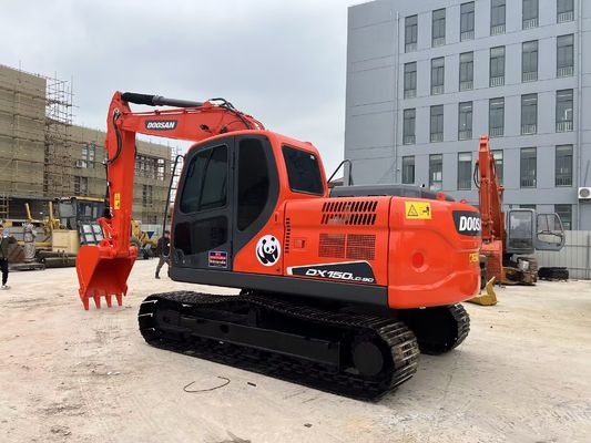 Crawler Mounted DX150-9C używany grabarz Doosan oryginalny Korea wszechstronność