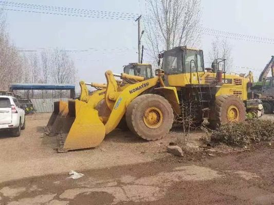 Stosowany ładowarka Komatsu WA500 6 koła WA600-6 Wydajność paliwa dla budowy