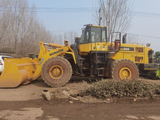 Stosowany ładowarka Komatsu WA500 6 koła WA600-6 Wydajność paliwa dla budowy