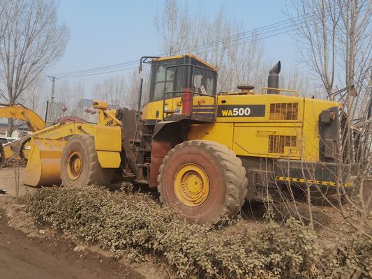 Stosowany ładowarka Komatsu WA500 6 koła WA600-6 Wydajność paliwa dla budowy